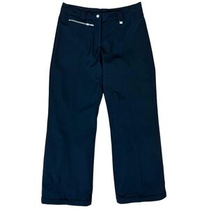 NILS Sportswear Melissa Snowpants Women's Black Waterproof Ski Pant Zipper Sz 10